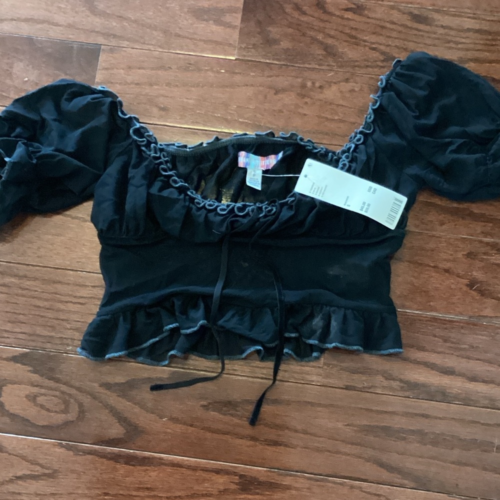 Elegant Black Women's Top